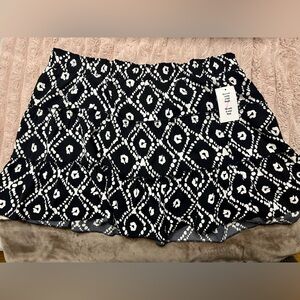 Ricki's Black and White Mini Skirt